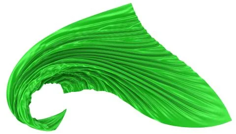 Abstract background of colored wavy silk or satin. Stock Illustration
