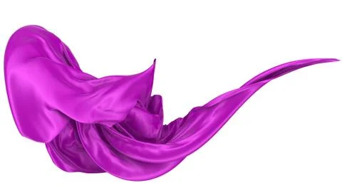 Abstract background of colored wavy silk or satin. Stock Illustration