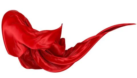 Abstract background of colored wavy silk or satin. Stock Illustration