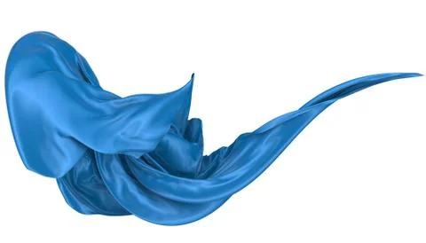 Abstract background of colored wavy silk or satin. Stock Illustration
