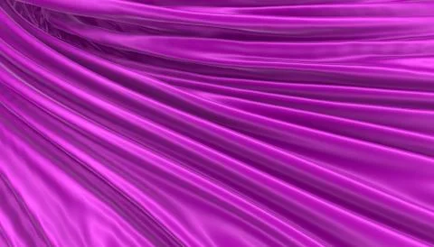 Abstract background of colored wavy silk or satin. Stock Illustration