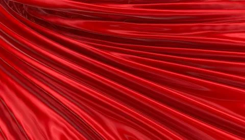 Abstract background of colored wavy silk or satin. Stock Illustration