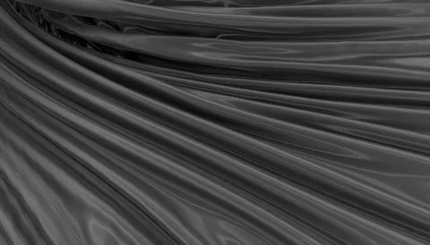 Abstract background of colored wavy silk or satin. Stock Illustration