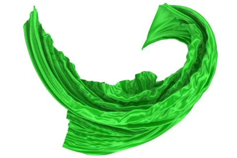 Abstract background of colored wavy silk or satin. Stock Illustration