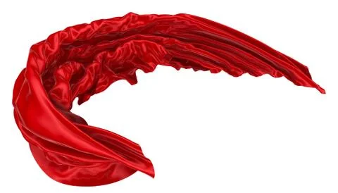 Abstract background of colored wavy silk or satin. Stock-Illustration