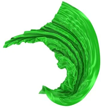 Abstract background of colored wavy silk or satin. Stock Illustration