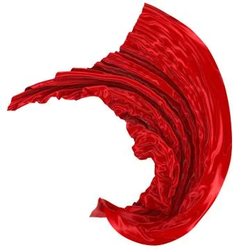 Abstract background of colored wavy silk or satin. Stock Illustration