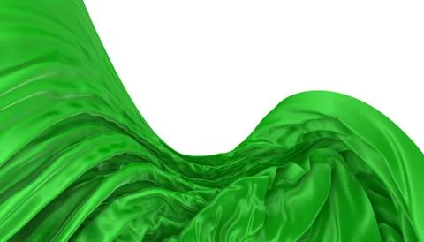 Abstract background of colored wavy silk or satin. Stock Illustration