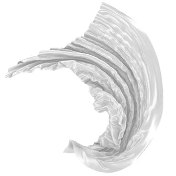 Abstract background of colored wavy silk or satin. Stock Illustration