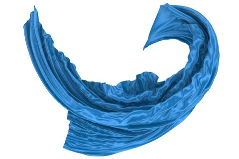 Abstract background of colored wavy silk or satin. Stock Illustration