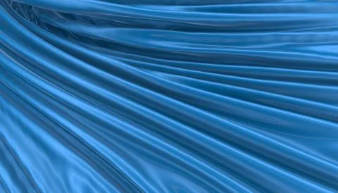 Abstract background of colored wavy silk or satin. Stock Illustration