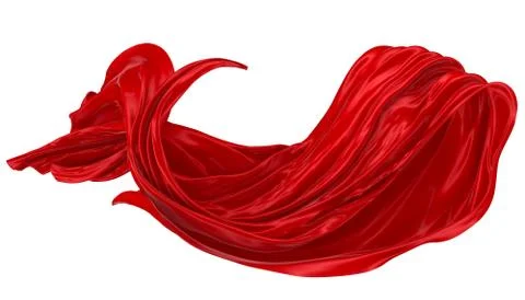 Abstract background of colored wavy silk or satin. Stock Illustration