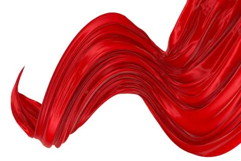 Abstract background of colored wavy silk or satin. Stock Illustration