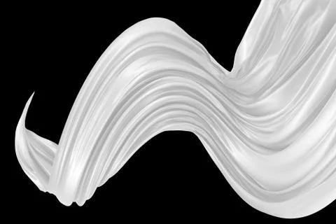 Abstract background of colored wavy silk or satin. Stock Illustration