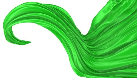 Abstract background of colored wavy silk or satin. Stock Illustration