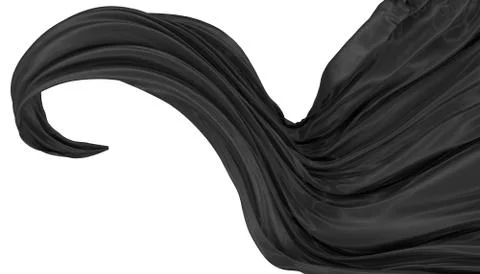 Abstract background of colored wavy silk or satin. Stock Illustration