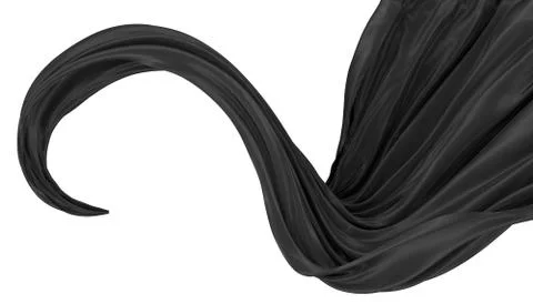 Abstract background of colored wavy silk or satin. Stock Illustration