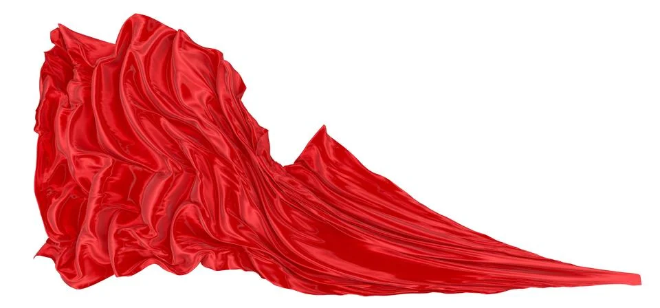 Abstract background of colored wavy silk or satin. Stock Illustration