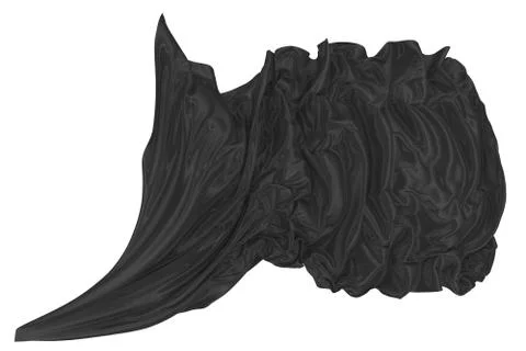 Abstract background of colored wavy silk or satin. Stock Illustration