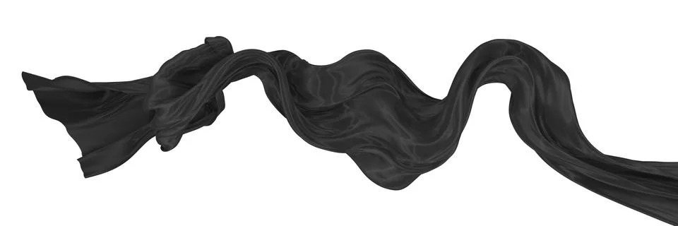 Abstract background of colored wavy silk or satin. Illustrazione stock