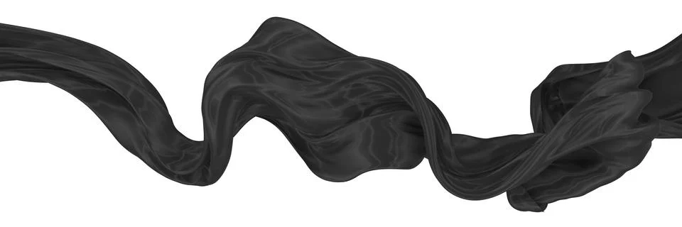 Abstract background of colored wavy silk or satin. Stock-Illustration