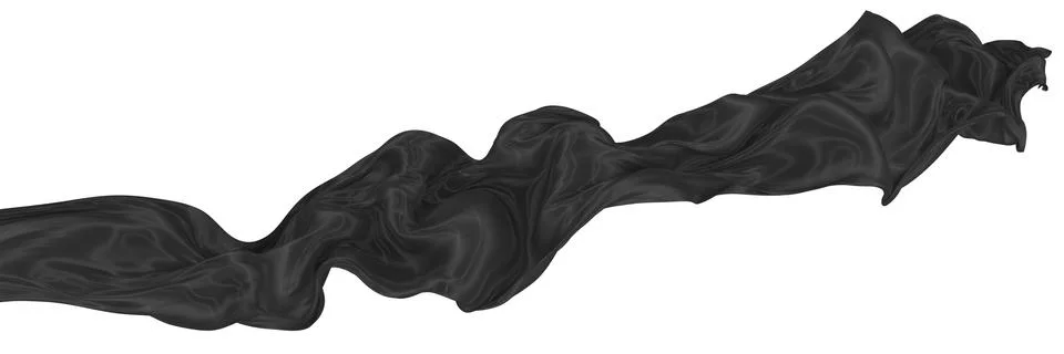 Abstract background of colored wavy silk or satin. Stock Illustration