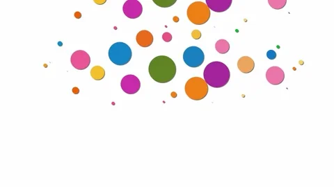 Abstract background with colorful balloons Stock Footage 130915775