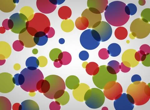 Abstract background of colorful circle pattern. Illustrazione stock