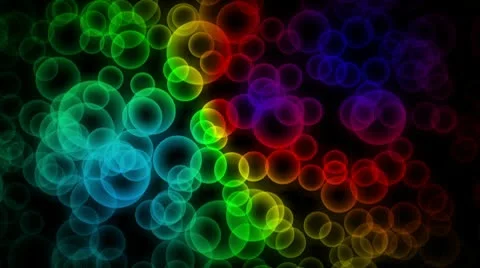 Abstract background with colorful circles Stock Footage 10772200