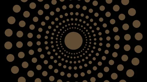 Abstract background with colorful circles, seamless looping Stock Footage 279434897