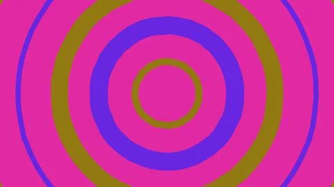 Abstract background with colorful concentric circles pattern Illustrazione stock