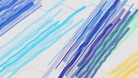 Abstract background with colorful diagonal lines and subtle grid Illustrazione stock