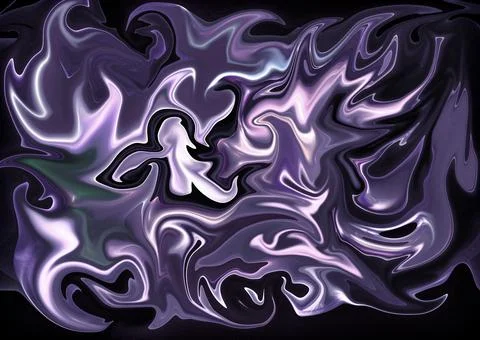 Abstract background of colorful elements on a dark background Stock Illustration