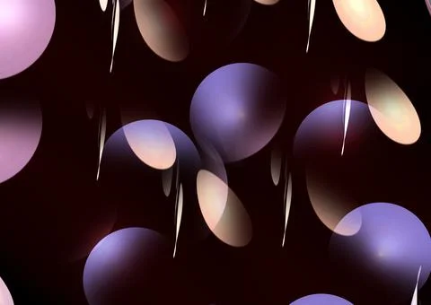 Abstract background of colorful elements on a dark background 스톡 일러스트