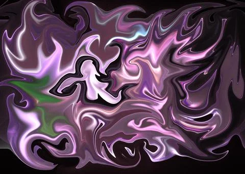 Abstract background of colorful elements on a dark background イラスト素材