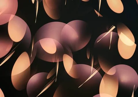 Abstract background of colorful elements on a dark background Computer abs... Stock Photos