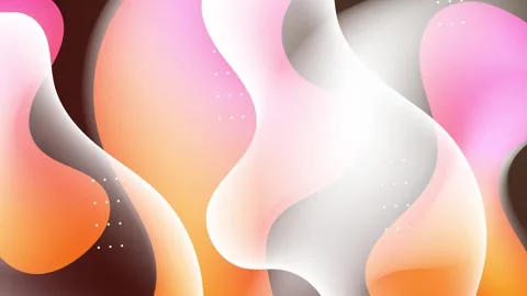 Abstract background with colorful elements in gradient seamless 4k video Stock Footage 293043701