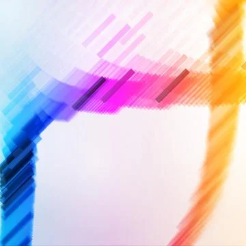 Abstract background, colorful elements Illustrazione stock