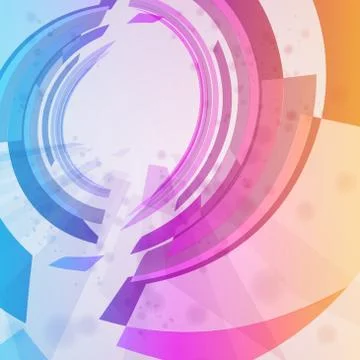 Abstract background, colorful elements イラスト素材