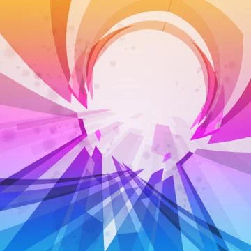 Abstract background, colorful elements Stock Illustration