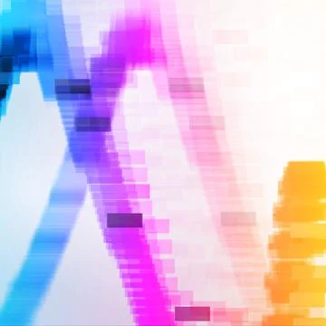 Abstract background, colorful elements Stock Illustration