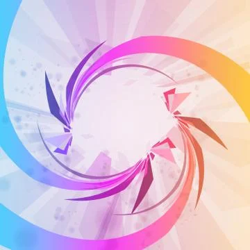 Abstract background, colorful elements Stock Illustration