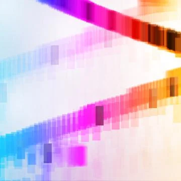 Abstract background, colorful elements イラスト素材