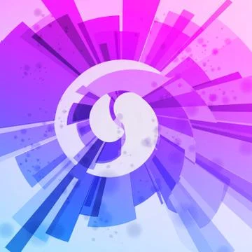 Abstract background, colorful elements イラスト素材