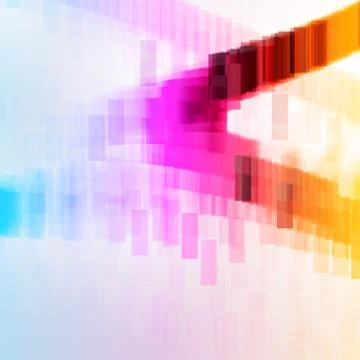 Abstract background, colorful elements. イラスト素材
