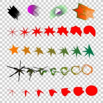 Abstract background with colorful elements Stock Illustration