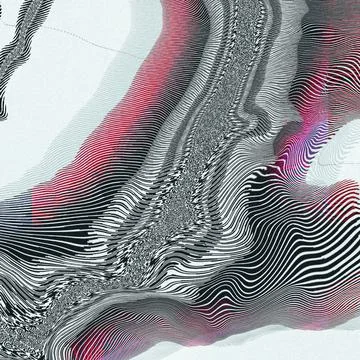 Abstract background with colorful feather patterns Illustrazione stock