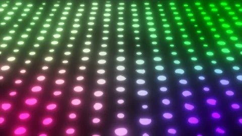 Abstract background of colorful flashing dots, video 4k, 60 fps Video stock 237633531