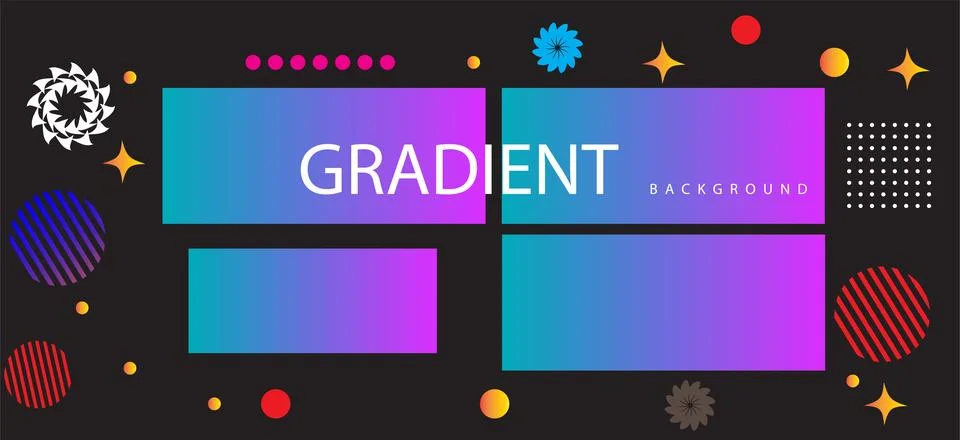 Abstract background with colorful geometric elements, 스톡 일러스트