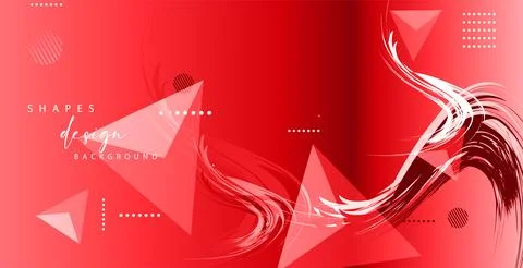 Abstract background with colorful geometric elements, Illustrazione stock